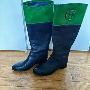 Tory Burch Leather Riding boot